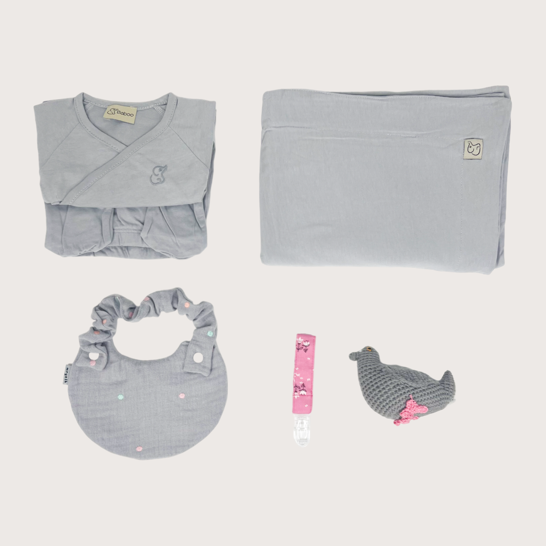 Baby Girl Gray Set