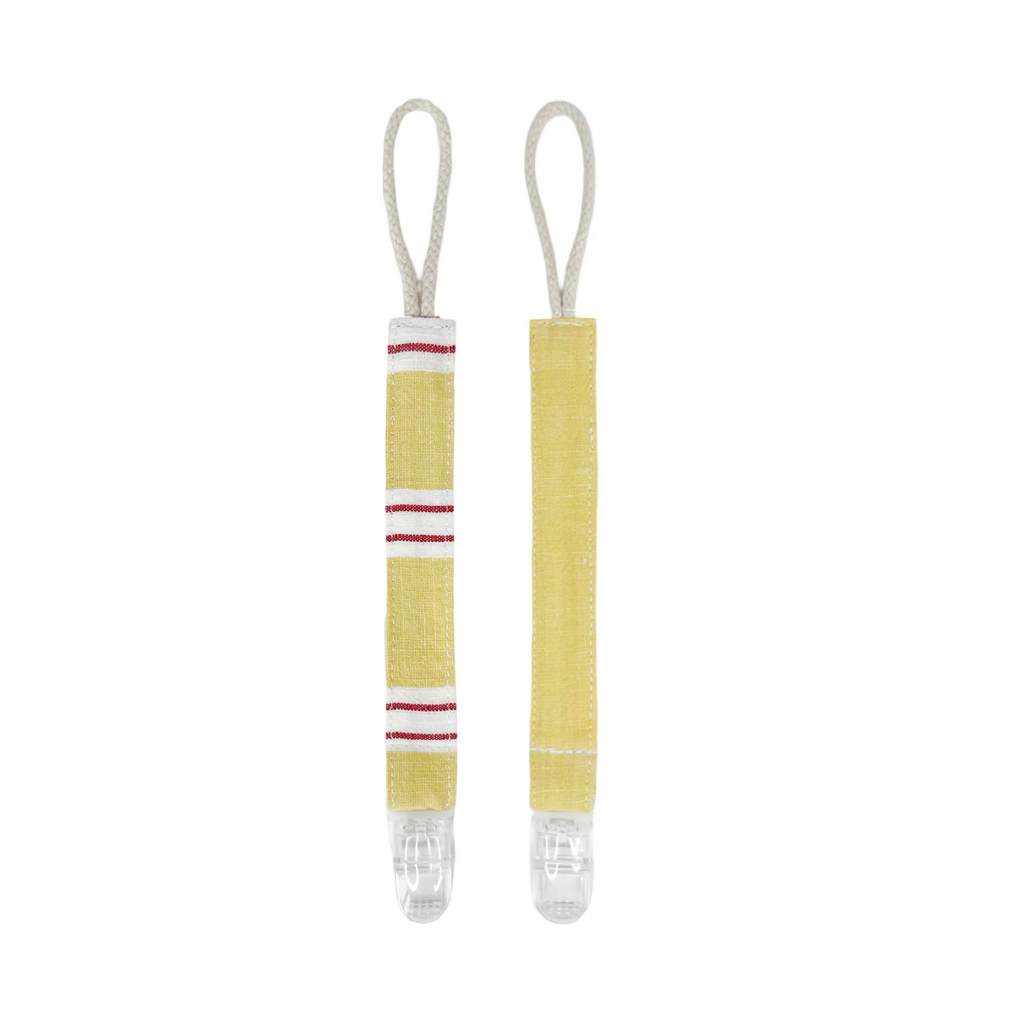 Striped Pacifier Clip - 2 Pack